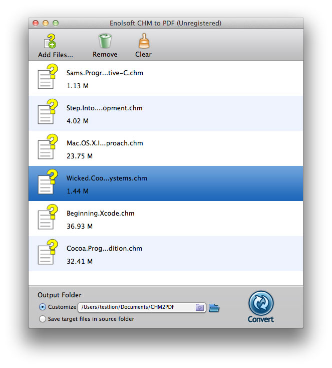 chm to pdf converter mac